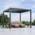 modern home 10 x10 aluminum louvered outdoor pergola