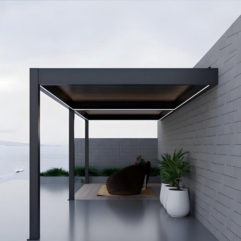 3×3m 3×3.5m 3×4m 3×6m 4×6m Outdoor Aluminimum Automaric Pergola Motorized Louverwd