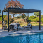 modern home 10 x10 aluminum louvered outdoor pergola