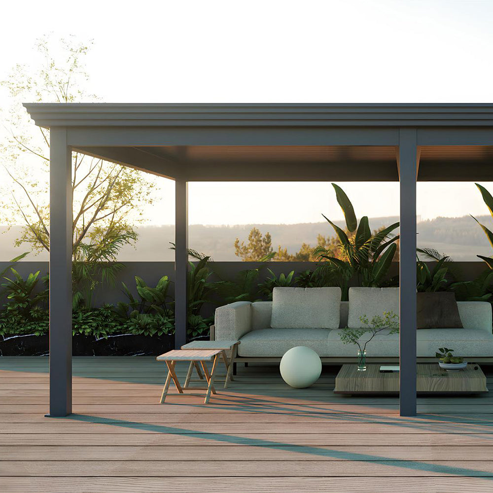 Automatic Aluminum Pergola Louvres Outdoor